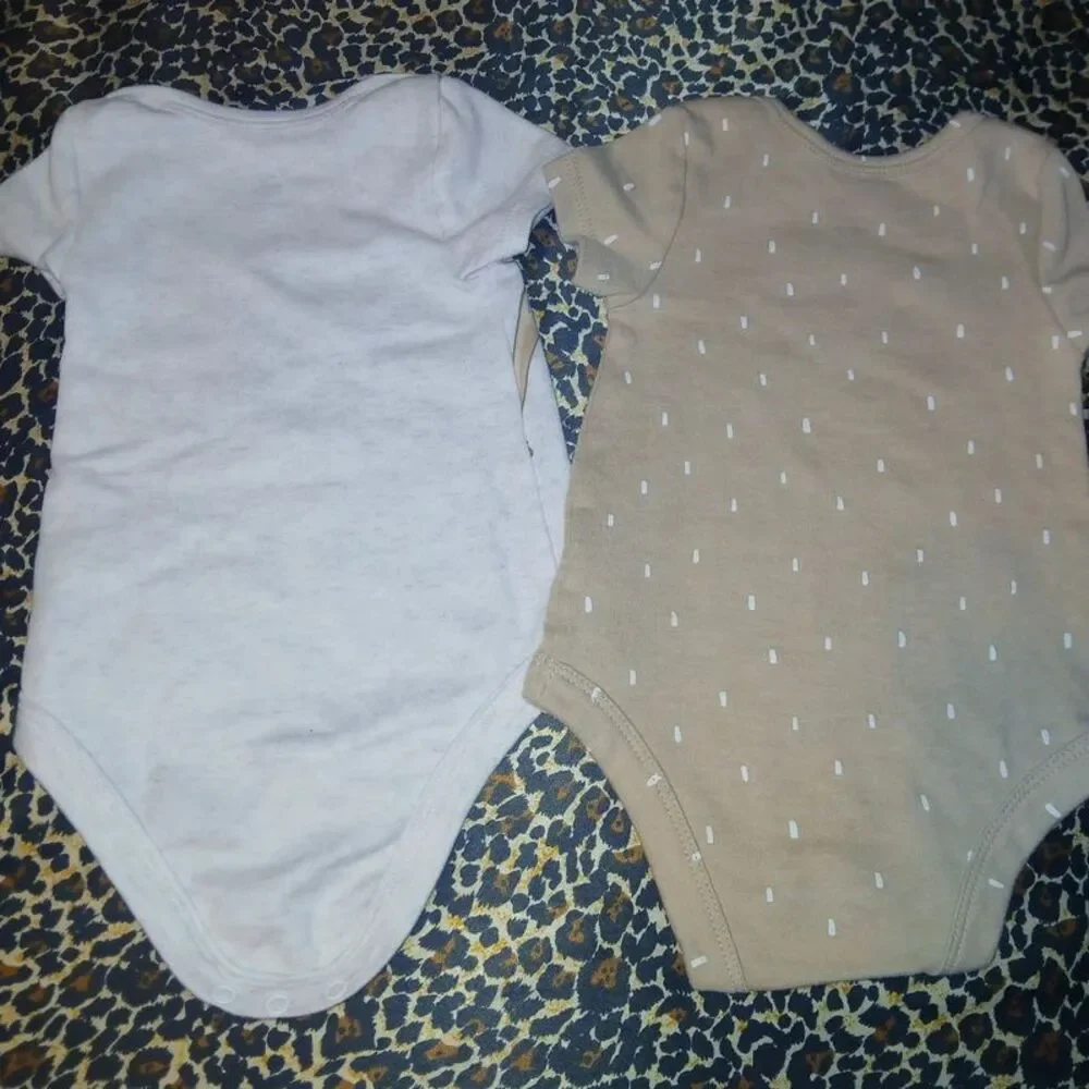 Disney Bambi & Elephant Baby Onesie Bundle (3-Pack
